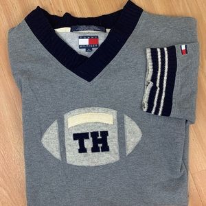 Vintage Tommy Hilfiger Football Sweater Flag